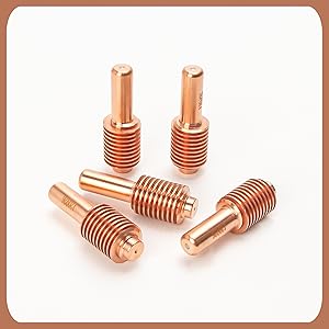 5 Pcs 120926 Electrode  Part for Hypertherm Plasma Cutters - Consumables Cutter Electrodes Fit 1000, 1250, 1650 - for Tip Powermax RT60, RT80