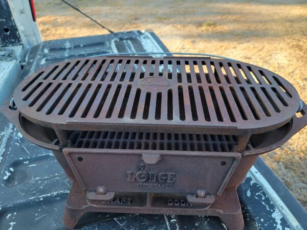 Vintage LODGE 1896 USA Cast Iron  Grill