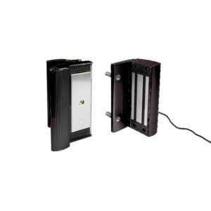 Electro Magnetic Lock with Handle, 660 lbs. pulling force, Black