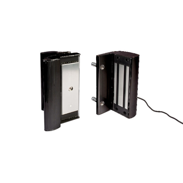 Electro Magnetic Lock with Handle, 660 lbs. pulling force, Black