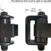 Heavy Duty Two Sealed Bearing Gate Hinge - Image 3