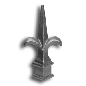 3/4" Cast Iron Spear Point Finial