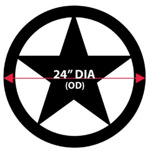 3/16 Laser Cut Steel Star