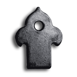 Decorative Weld Tab with One Hole